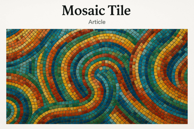 Quanto pesa um mosaico?