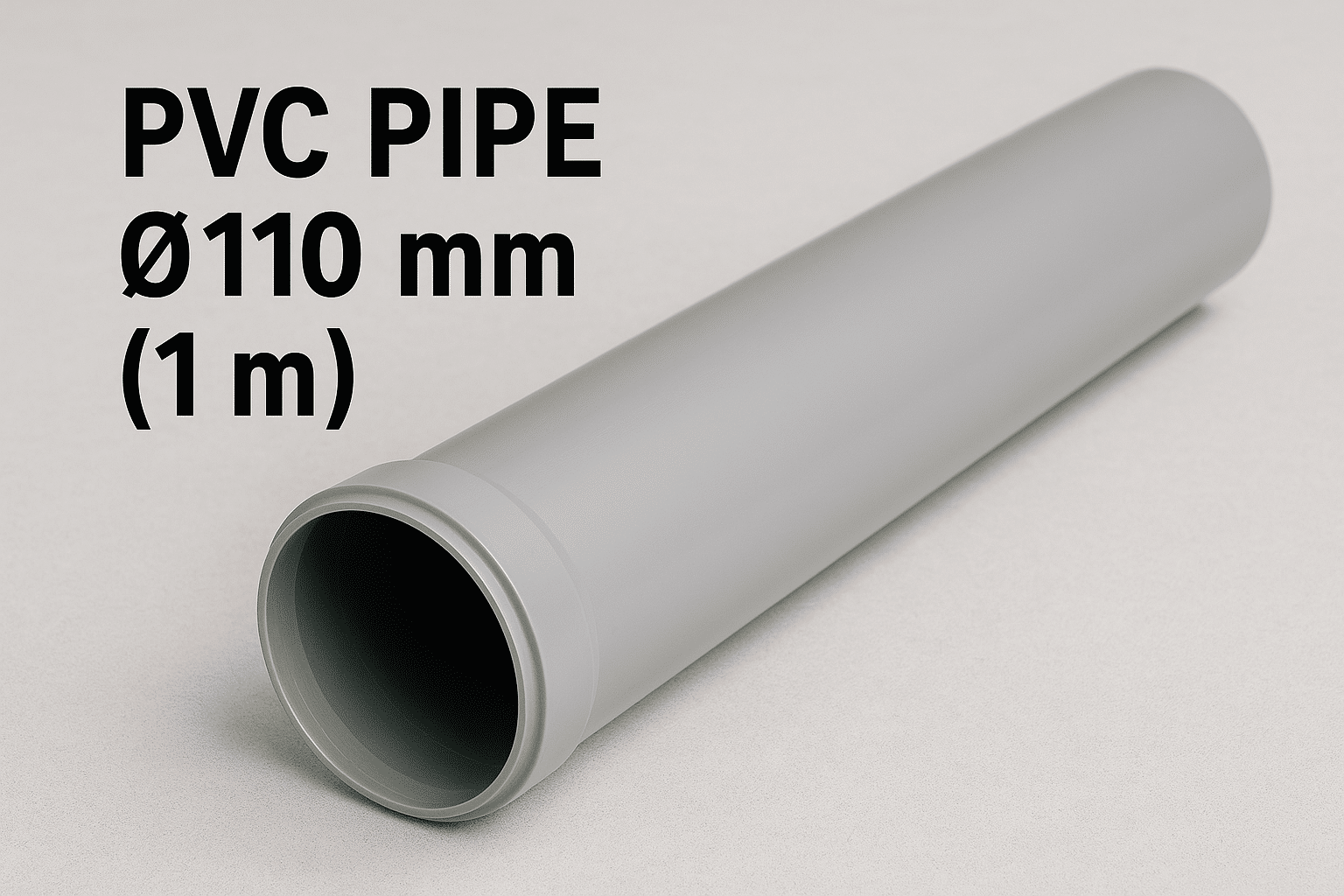 Wie viel wiegt ein PVC-Rohr Ø110 mm (1 m)?