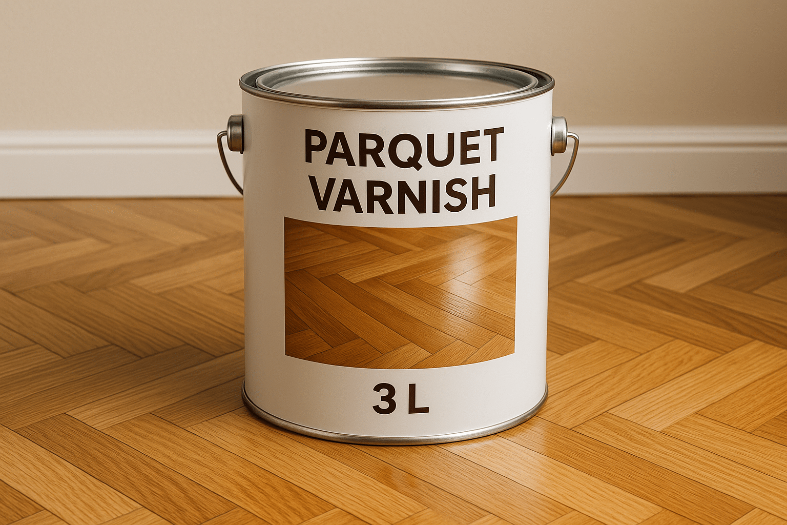 Wie viel darf ein Parkettlack 3 L wiegen?