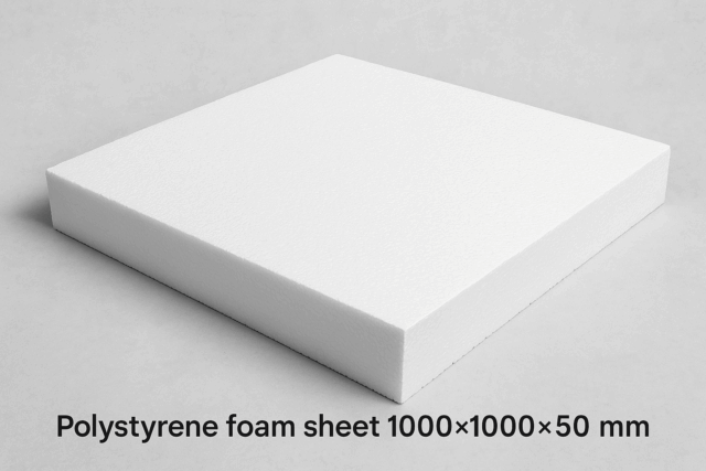 How Much Does a Polystyrene Foam Sheet 1000×1000×50 mm Weigh?
