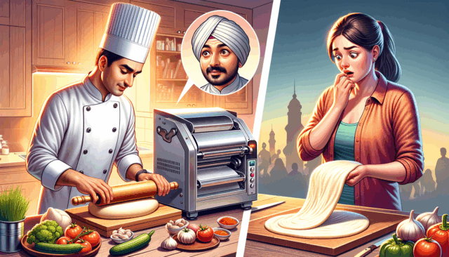 Wie viel wiegt ein Roti-Maker?