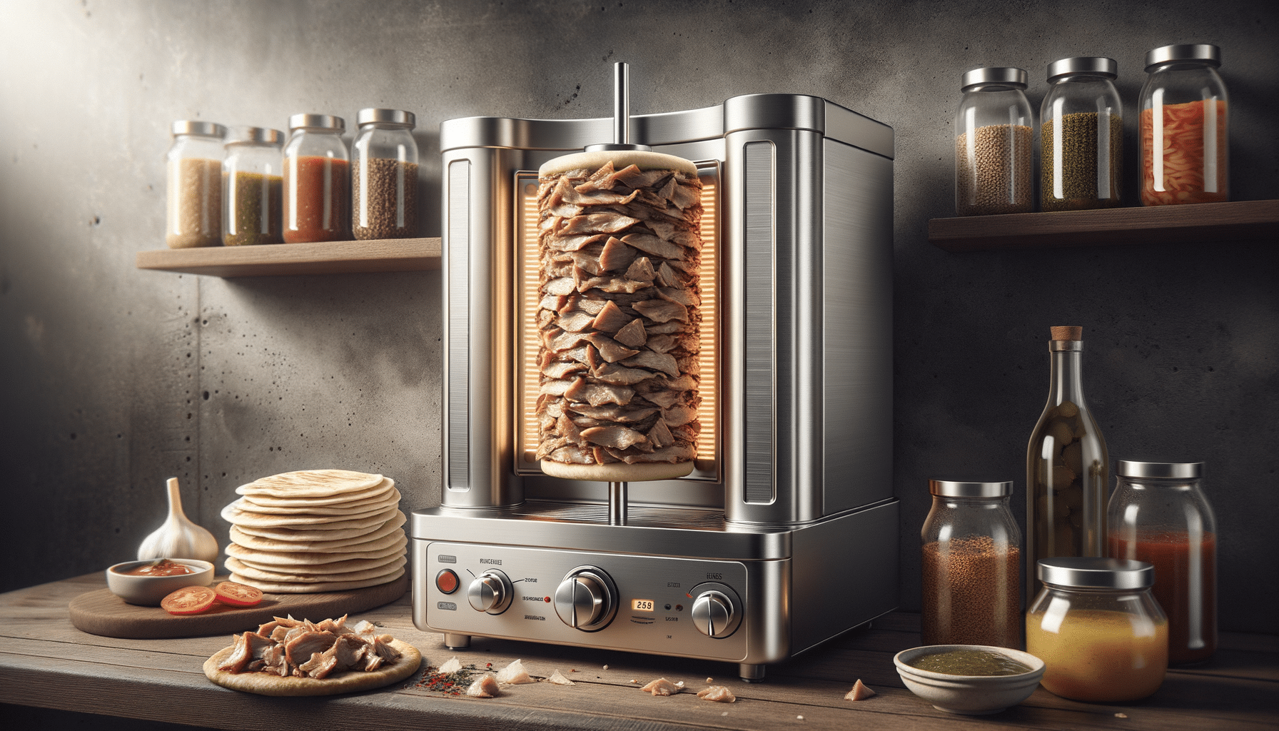 Wie viel wiegt eine Shawarma-Maschine (für den Heimgebrauch)?