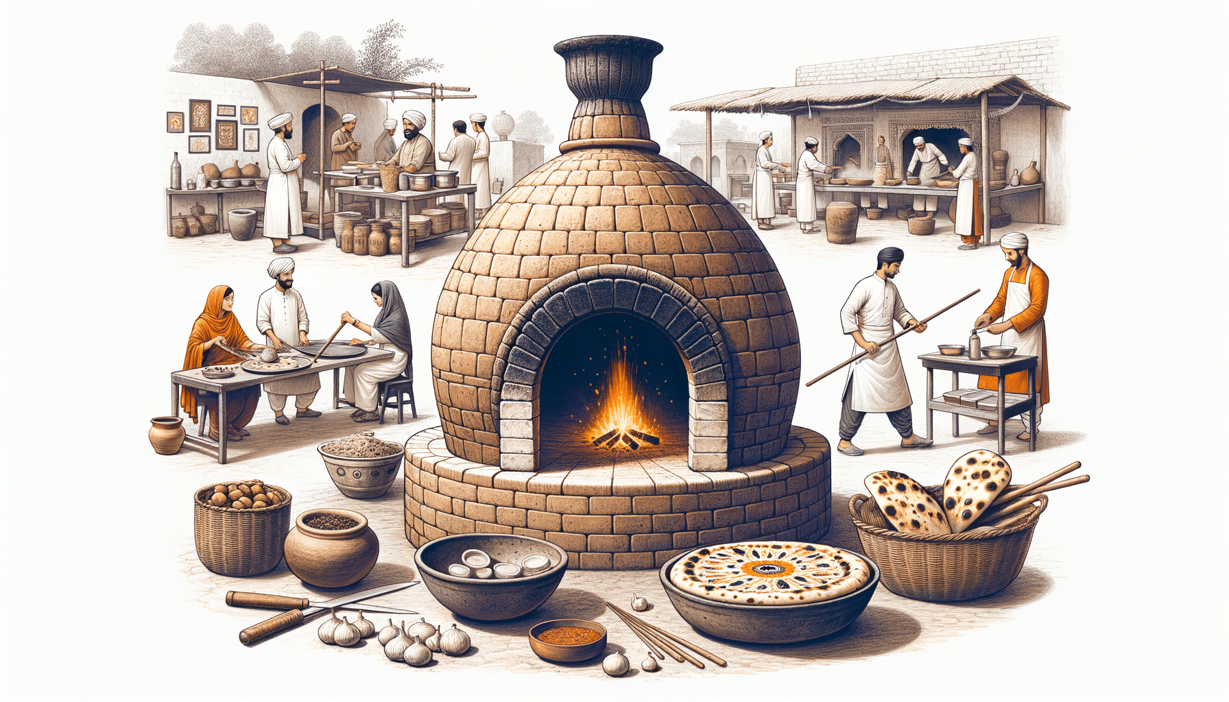 Wie viel wiegt ein Tandoor-Ofen?