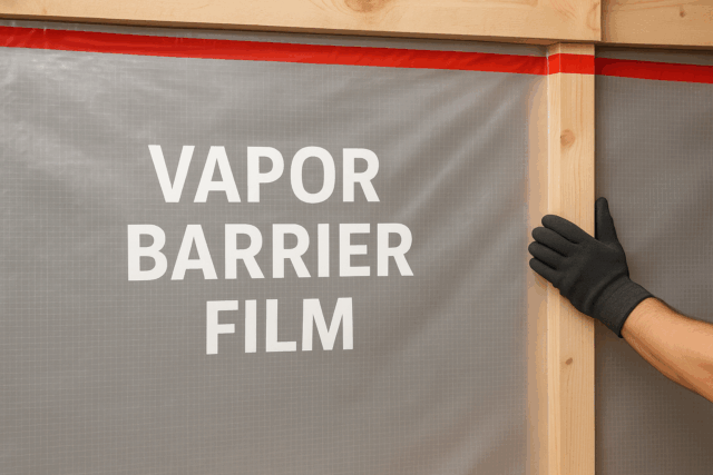 Quanto pesa uma película de barreira de vapor?