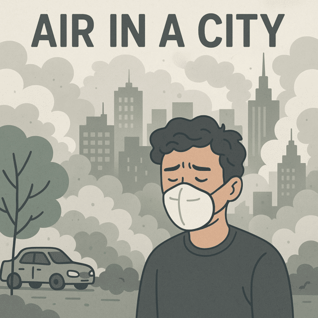 How Much Does Air in a City Weigh?