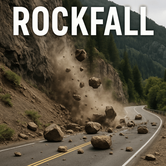 Сколько весит обвал камней?