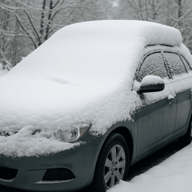 Сколько весит снег на автомобиле?