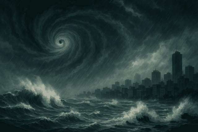 Сколько весит тайфун?