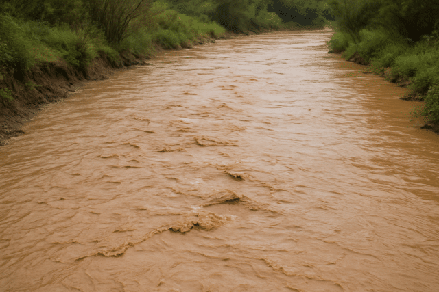mud in a river