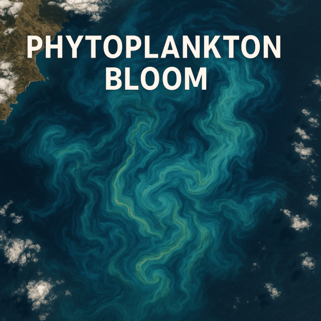 Wie viel wiegt eine Phytoplanktonblüte?