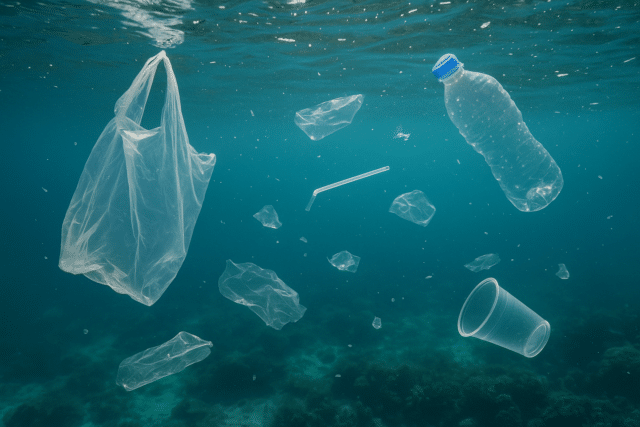 How Much Does Plastic in the Ocean Weigh?