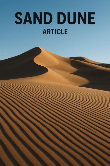 How Much Does a Sand Dune Weigh?