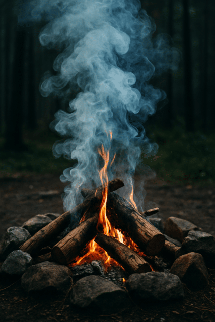 How Much Does Smoke from a Campfire Weigh?