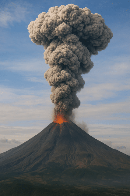 How Much Does a Volcanic Plume Weigh?